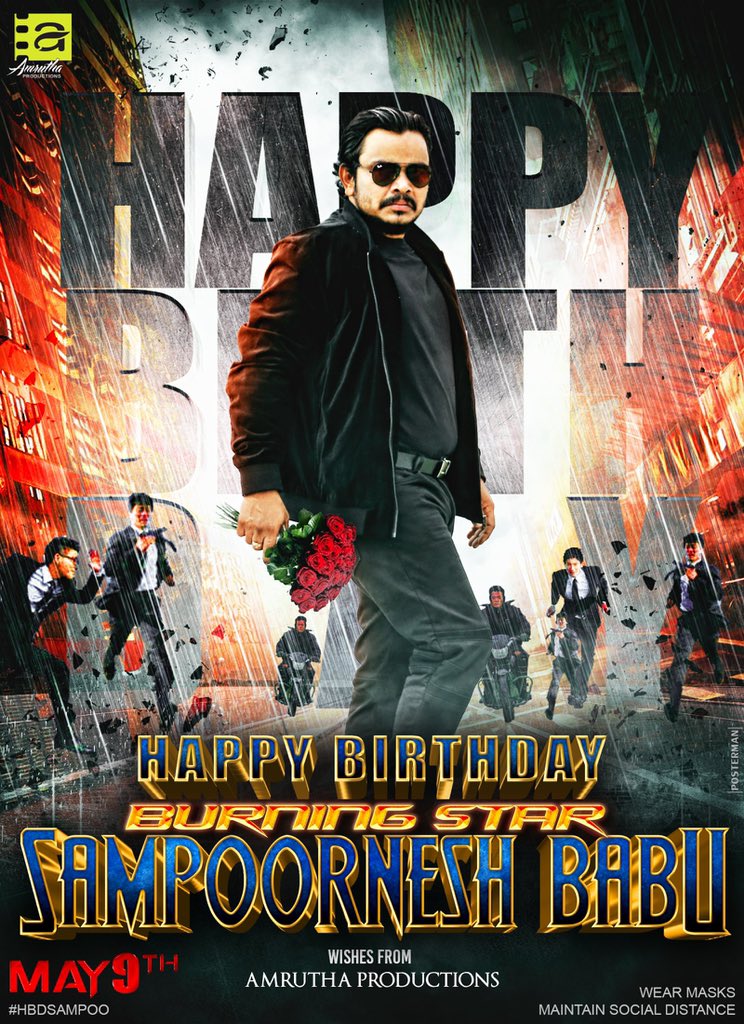 vennelakishore's tweet photo. Happy Happy Birthday Sampoooo Darlinggggg..Lots of love to you..Wishing you super success🤗🤗 @sampoornesh
#HBDSampoo 🤗 https://t.co/r9xVUhxLh0