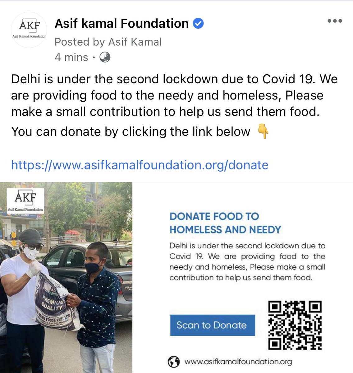 asifkfoundation's tweet photo. Asif Kamal Foundation is an initiative to work in rural Bharat in the field of healthcare and education. Our team is currently supporting and helping people in the state of Delhi to provide medical help and essential in the fight with the second wave of COVID-19. https://t.co/kby6M69sQC