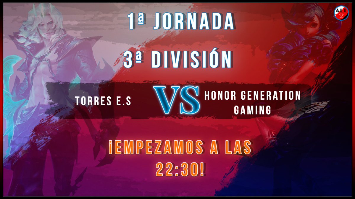 ALL_lolleague's tweet image. El último partido del día, ahora con un poquito menos de toque de queda, se vive en la ALL 🎉🎉🎉⏰

🕰️22:30🕰️

📺twitch.tv/all_amateur_lo…

@TorresES2 ⚔️ @HonorGeneration 

#Jornada1 #3ªDivisión