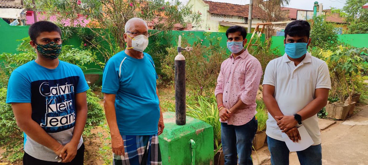 Retired Airforce officer Nagendra Nath Sahu donated oxygen cylinders in this crisis.. Thank you for your kind contribution towards mankind...We need your support to save lives <a href="/CMO_Odisha/">CMO Odisha</a> <a href="/PMOIndia/">PMO India</a> <a href="/districtadmndkl/">District Dhenkanal</a> <a href="/achyuta_samanta/">Achyuta Samanta</a> 

#wesaluteyou
#LetsFightCoronaTogether