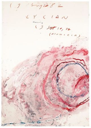 Cy Twombly, 1982