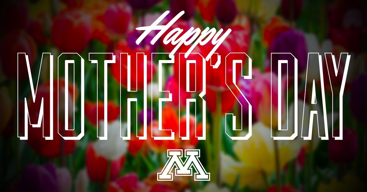 Every single day we appreciate all the early morning rides, replacing broken sticks and supporting us no matter what.

But there is no way we can thank you enough for putting up with how much our gear stinks.

Happy #MothersDay to #Gophers moms near and far!