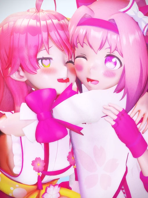 みこウララ🌸🐴✨
#miko_Art 
#さくらみこMMD 
© 2019 cover corp. 