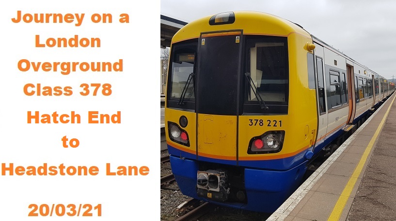 MainlyTrains's tweet image. Journey -  Hatch End to Headstone Lane  on a London Overground Class 378 on 20/03/21

youtu.be/zSUVlMra5QQ

#mainlytrains #Londonoverground #Class378 #Journeyontatrain #HeadstonelaneStation #HatchEndStation #BritishRailways #Railways #trains