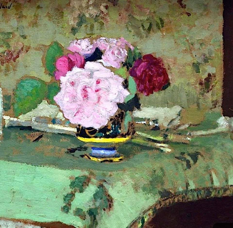 Jean Edouard Vuillard - Le bouquet de roses