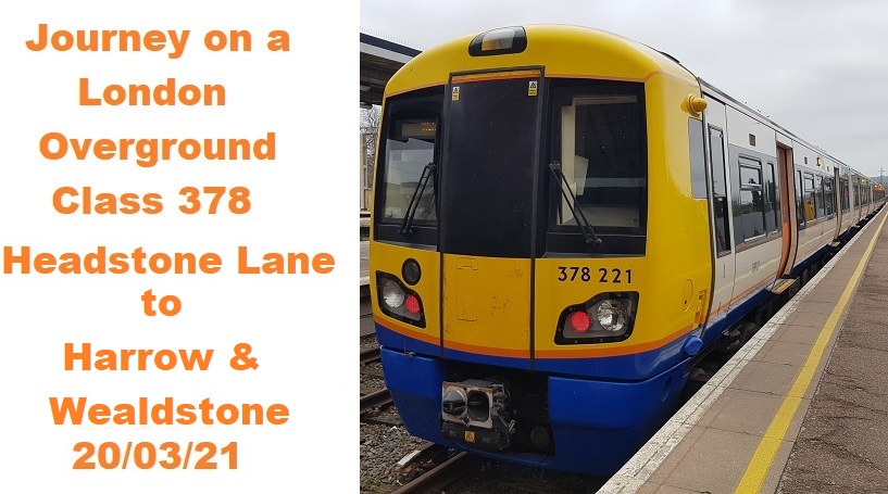 MainlyTrains's tweet image. Journey -  Headstone Lane to Harrow and Wealdstone on a London Overground Class 378 on 20/03/21

youtu.be/08n2AzwbUoY

#mainlytrains #Londonoverground #Class378 #Journeyontatrain #HeadstonelaneStation #HarrowandwealdstoneStation #BritishRailways #Railways #trains
