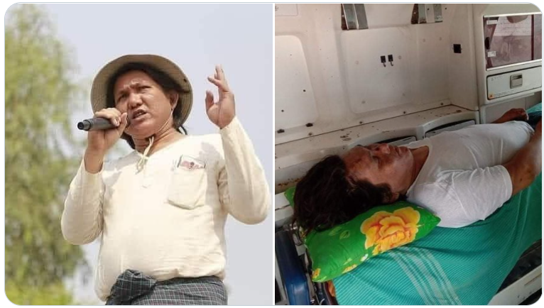 KenRoth's tweet photo. "Myanmar poet Khet Thi, whose works declare resistance to the military junta, died in detention overnight" after interrogation. "They shoot in the head, but they don't know the revolution is in the heart," he wrote. Photo @IrrawaddyNews https://t.co/LQUhuyTeGx https://t.co/vmWCETqJat