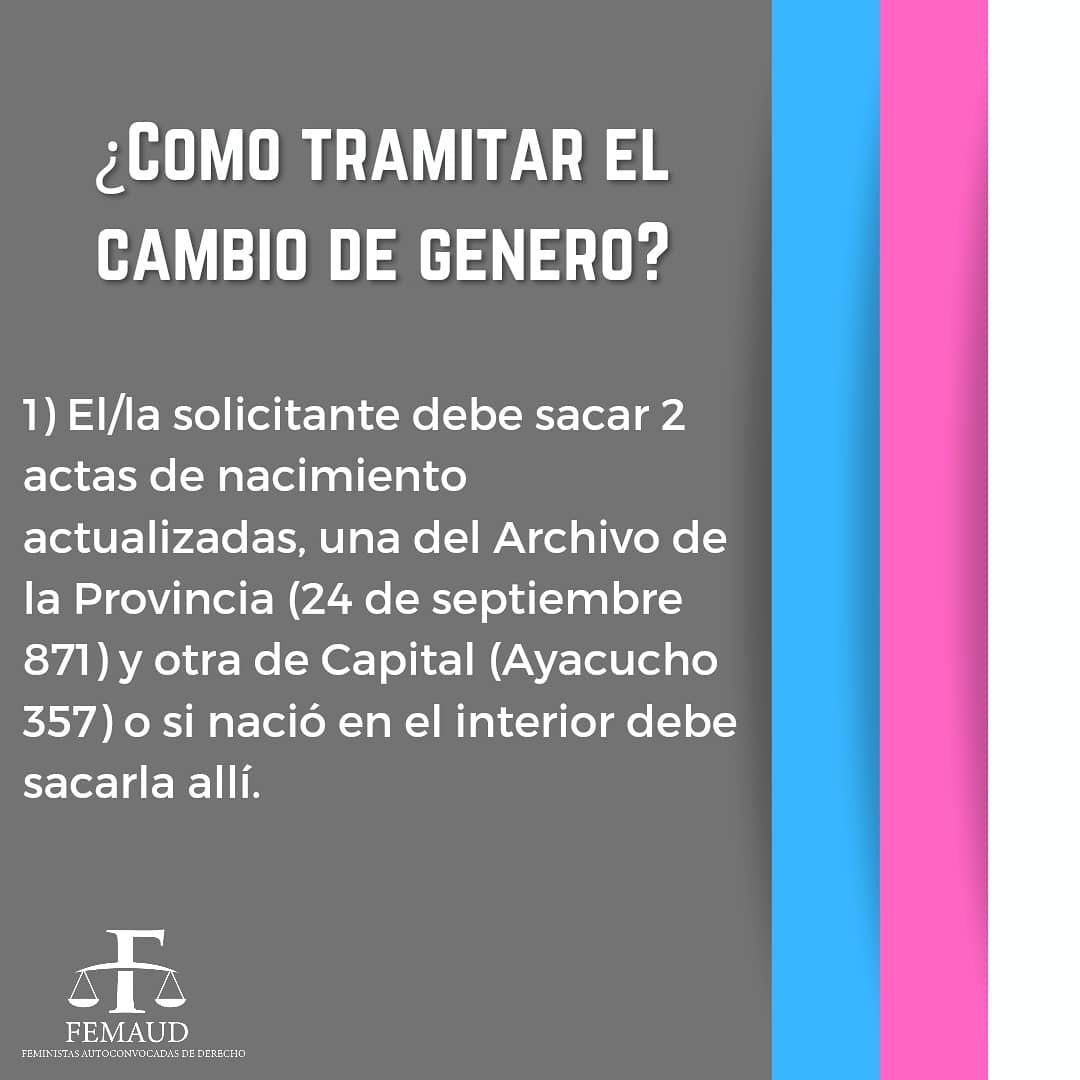 Femaud_unt's tweet photo. Hace 9 años entraba en vigencia de la Ley 26.743 que establece que toda persona tiene derecho a ser tratada de acuerdo a su identidad de género, y en particular, a ser identificada de ese modo en los instrumentos que acreditan su identidad respecto de el/los nombre/s de pila * https://t.co/HgQE0tO4JW