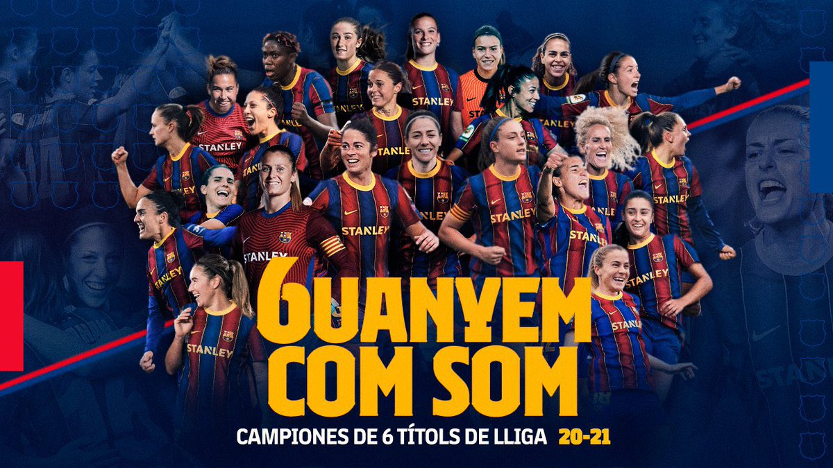 PenyaAlmogavers's tweet photo. Campiones de Lliga! L’enhorabona, @fcbfemeni !!!
•
•
•
#ForçaBarça #FCBarcelona #Barça #FCB #Gradadanimacio #GradaAnimacio #GolNord #CampNou #Almogavers #Culers #FCBFemeni https://t.co/UV2BEpQC5q