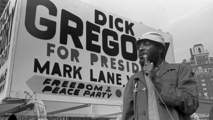 Dick Gregory was not only a comedian, but he was also an actor, and he became quite a political activist. He once ran for president as a write-in and put his face on a 1 dollar bill. Find out more about Dick Gregory by listening to What's So Funny

evergreenpodcasts.com/whats-so-funny