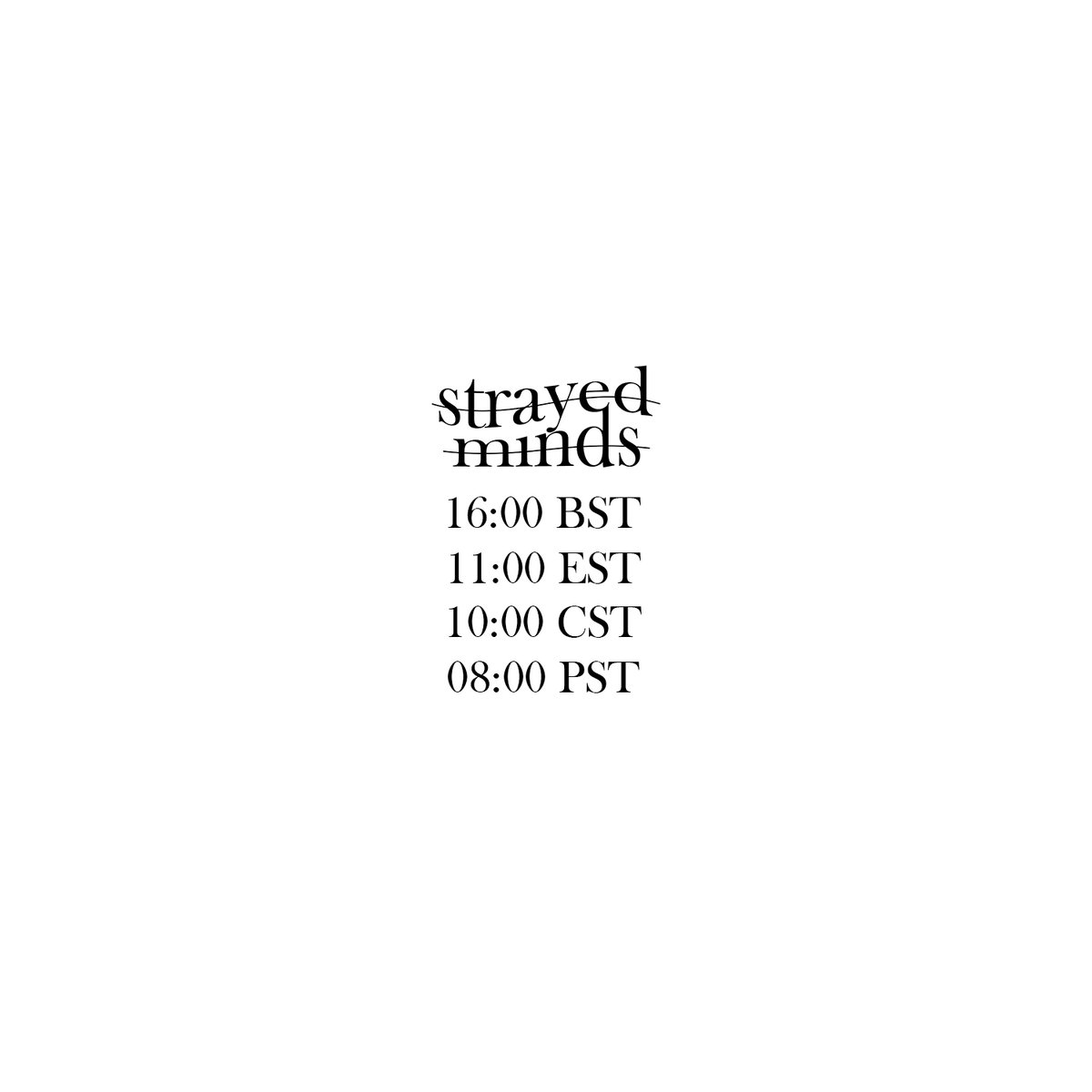 Strayed Minds tweet media