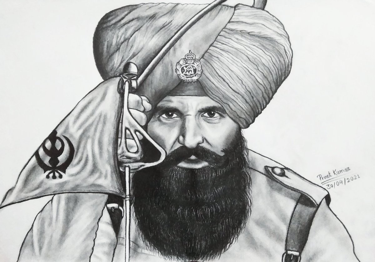 Preetkumar919's tweet photo. Pencil Sketch of Akshay Kumar βοΈβοΈπ
Art by :- Preet Kumar
#akshaykumar #kesari #pineartgallery https://t.co/TRzN3eH3nN