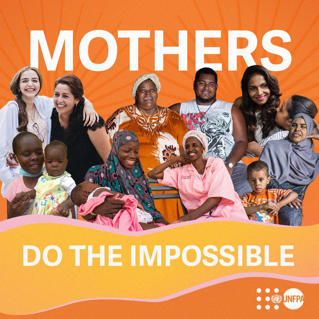 Mothers are at the heart of our work 🧡

Every day they do the impossible and every day we support them by making motherhood safer, healthier &amp; happier.

Today, on #MothersDay, please join us to celebrate them: unf.pa/mothers

#HappyMothersDay