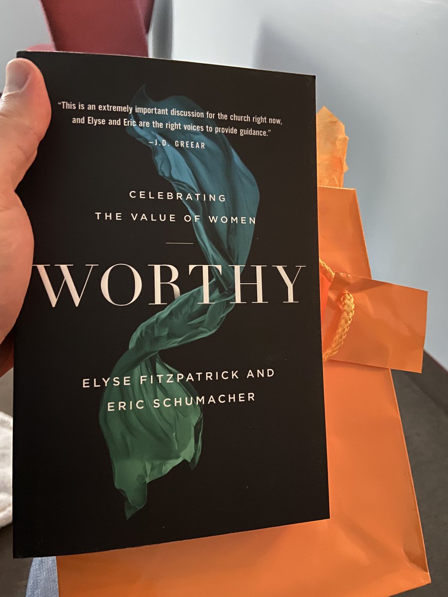 Our church gave @theworthybook to mothers today. Glad to see this great book get in the hands of more people!