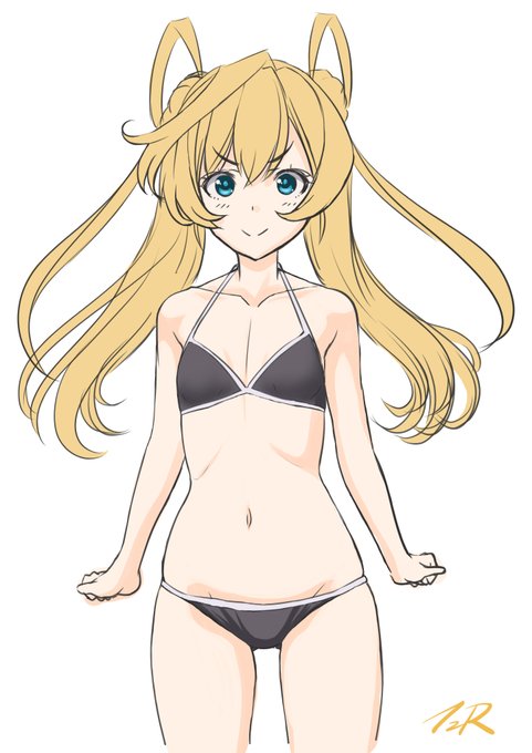 イメージとして阿武隈はこんなものかなぁ
夕張も同じような体型だけどちょいケツデカ 