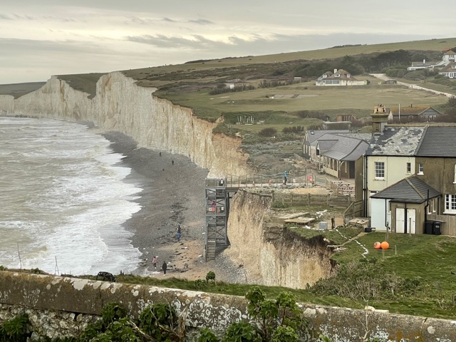 We are still just about hanging on at Birling Gap.  This is from a brief moment in lockdown when the NT closed the carpark and we had the place almost to ourselves