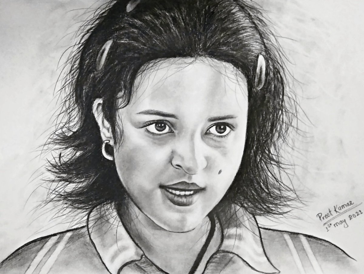 Preetkumar919's tweet photo. Pencil Sketch of Parineeti Chopra βοΈβοΈπ.
Art by :- Preet Kumar
#ParineetiChopra #saina #pineartgallery https://t.co/aOEDIWH00l