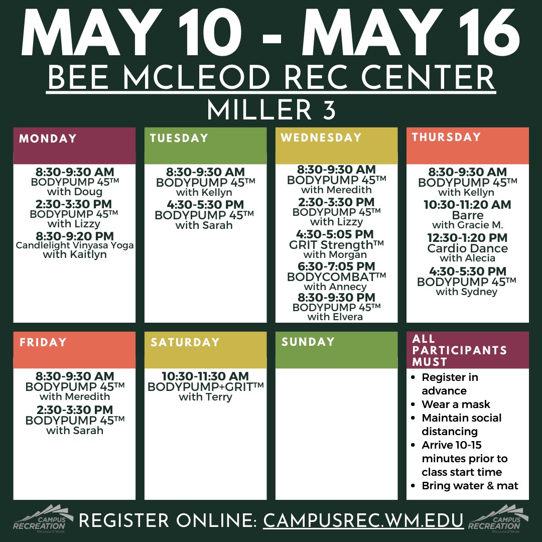 WM Campus Recreation tweet media