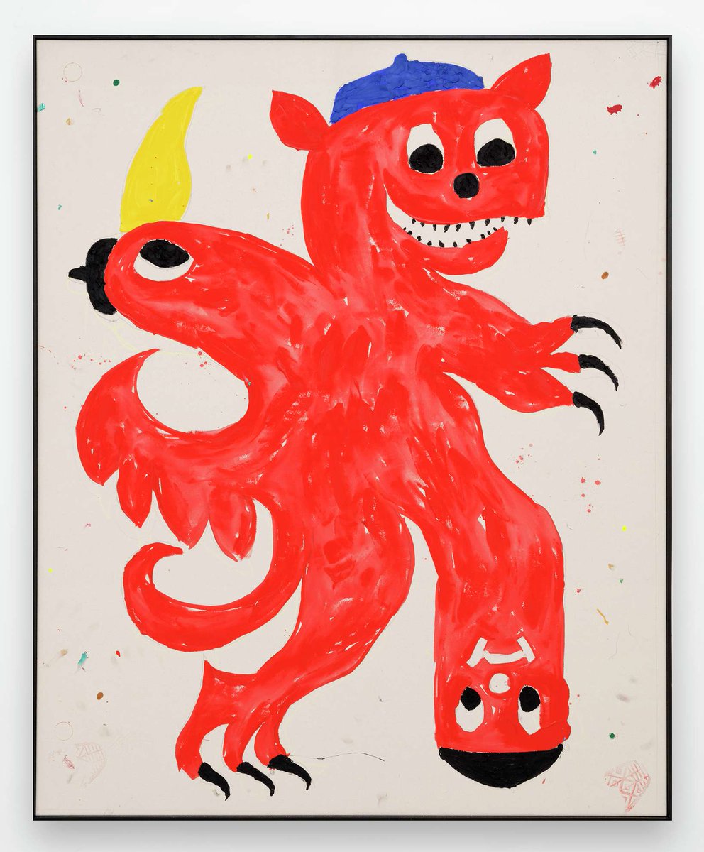 boxwonders's tweet photo. Fantastical Critters of Hungarian artist Szabolcs Bozó #innocent #beguiling #misshapen #creatures #googly #eyes #legs #akimbo #giant #coloring #book #creature #paintings https://t.co/kKC37TRliS