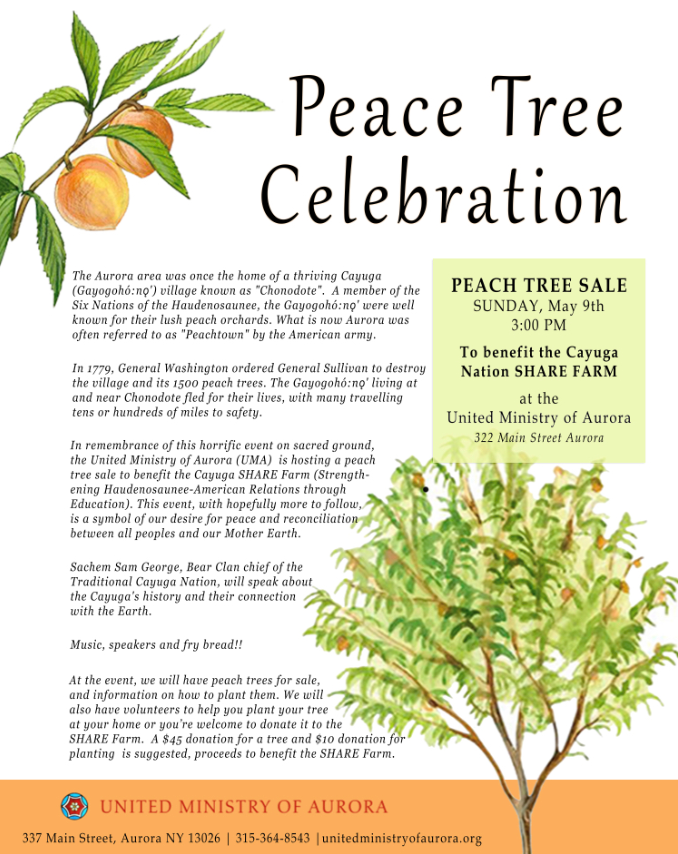 CayugaShare's tweet photo. Celebrate all mothers including our mother Earth, today! Join the Peace Tree Celebration at 3 pm.
#MothersDay https://t.co/ZYNN884NhB