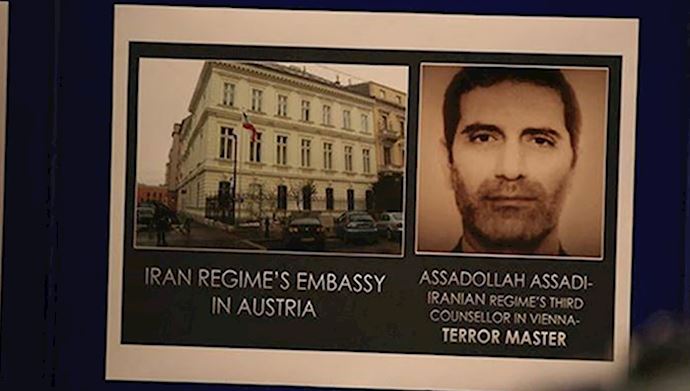 A Belgian Court finalized a terror conviction & 20 yrs sentence earlier this month, for Zarif's Vienna-based diplomat Assadollah Assadi, for bringing a bomb from Iran in a diplomatic pouch on a commercial flight. He ran a terrorism network  @StateDept  #ShutDownIranTerrorEmbassies