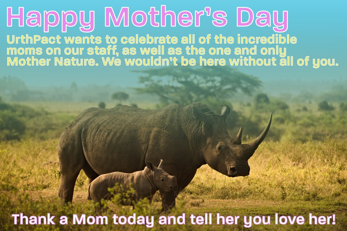 urthpact's tweet photo. Happy Mother's Day from UrthPact! We have some #incredible moms on our staff and we absolutely could not do what we do without all of you. And of course, we can't forget Mother Nature on this Mother's Day as well.
#MothersDay2021 #hugamom #love #spring #momsrule #MotherNature https://t.co/kRx3icZldI
