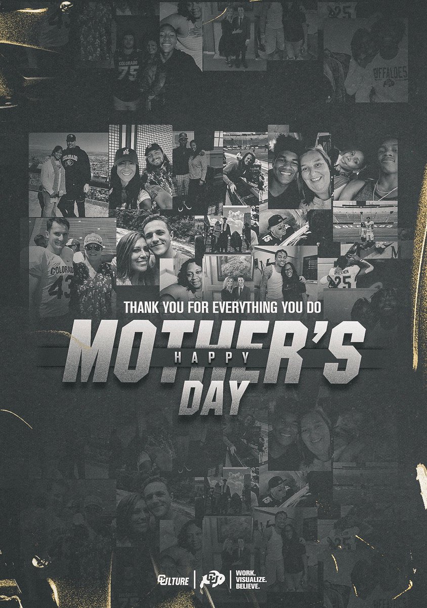 CUBuffsFootball's tweet image. Happy Mother’s Day, Buff Nation 💐