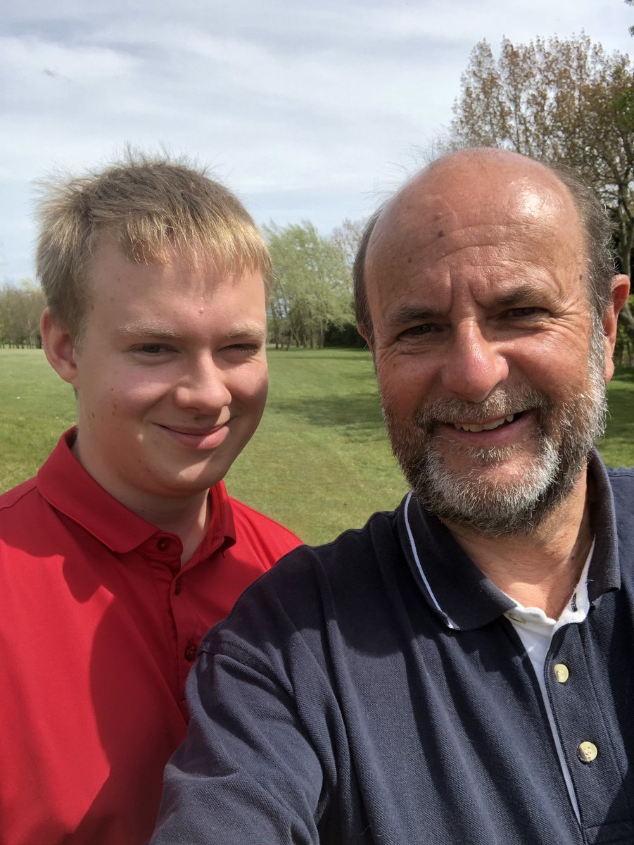 wild_julian's tweet photo. First round of the year with my youngest son @WildJack16 at Skidby GC &amp; somehow managed my best score. Just 2 lost balls which is good for me playing here!😳🏌️‍♂️⛳️👍 https://t.co/ECAy0rxnhM