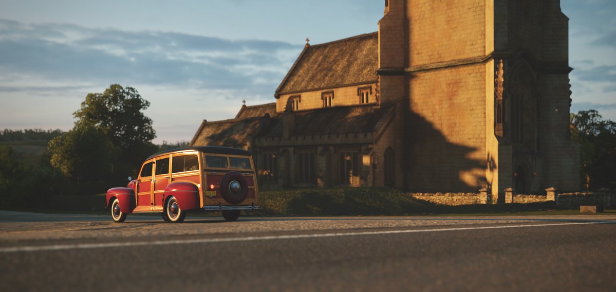AlexRace45's tweet photo. For weekly photo challenge. You can see the Broadway Church in the third one as well🙃

#HouseOfRod
——————
#ForzaHorizon4 #FH4 #ForzaShare #VGPUnite #TheCapturedCollective #GhostArts #ArtisticofSociety @GamerGram_GG https://t.co/VMlg33azTg