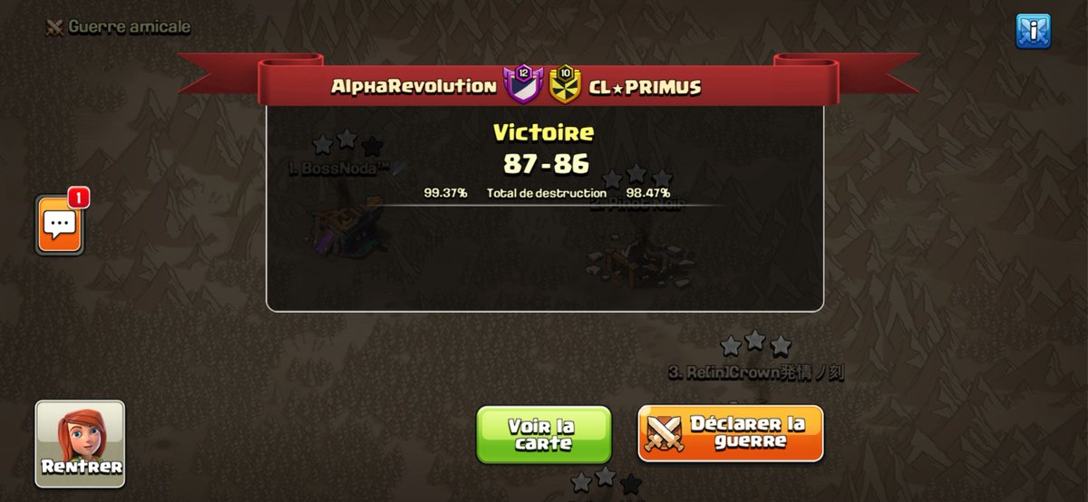 _charles_wow's tweet image. Et c'est les demies finales pour nous !
Gg à tous nos joueurs !
Pour ma part 2/4 (TH14 et TH13) avec un fail time 99%.

Let's gooo 🇨🇭 🇫🇷 🇧🇪