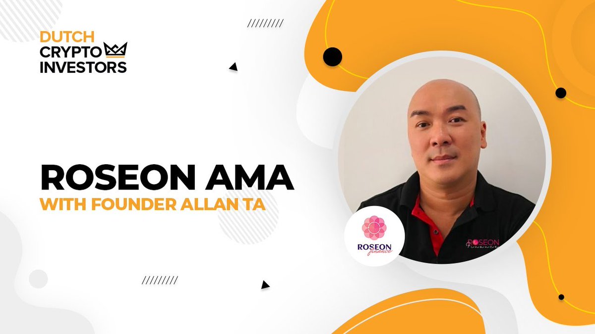 🔥 AMA (Ask Me Anything) interview with our CEO <a href="/allan_ta/">Allan Ta</a>, hosted by <a href="/dci_crypto/">Dutch Crypto Investors</a> <a href="/WesleyKelder/">Wesley Kelder</a> 🔥

Thank you for bringing this AMA to communities and friends! 🤝

Watch it 👉 youtu.be/9nn_8gDoRxg

#Defi #Roseon #NFT $BTC $ETH $BNB $LINK $ROSN