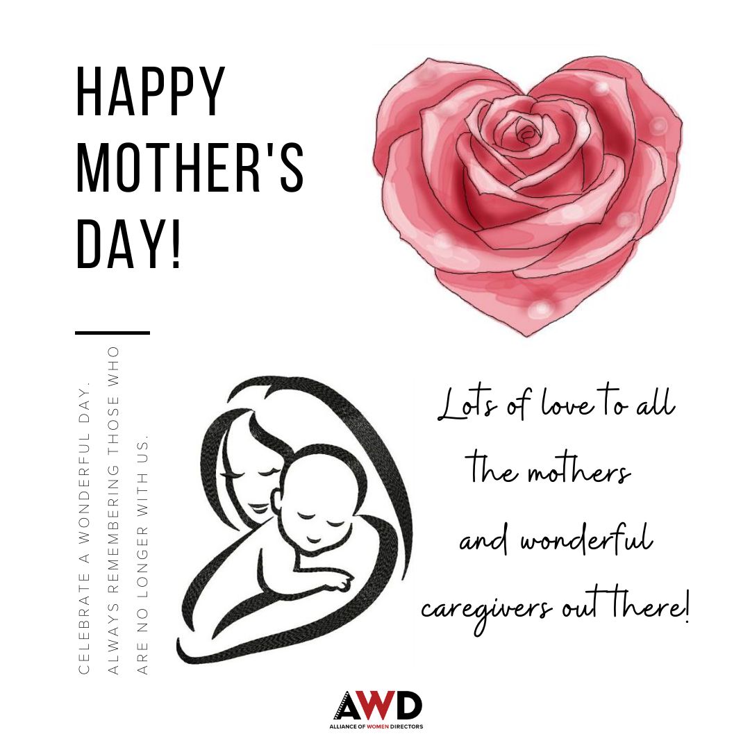 AWD_Directors's tweet photo. “ Wishing everyone a very Happy Mother’s Day! ♥️ - AWD”
#Mothersday #Happymothersday #AWD #investinwomen #femaledirectors #nonbinarydirectors #strongertogether #womencrushiteveryday #representationmatters #unstackthedeck https://t.co/y0tx2qx8hI