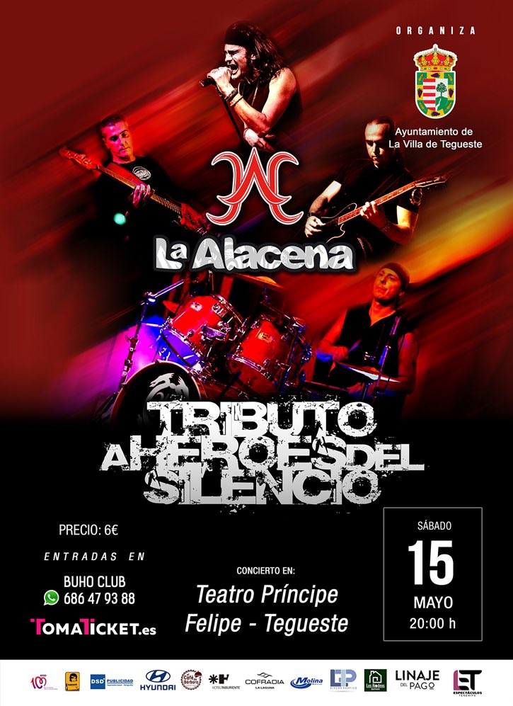 TEGUESTE 15 mayo TRIBUTO A HEROES DEL SILENCIO / Tomaticket.es