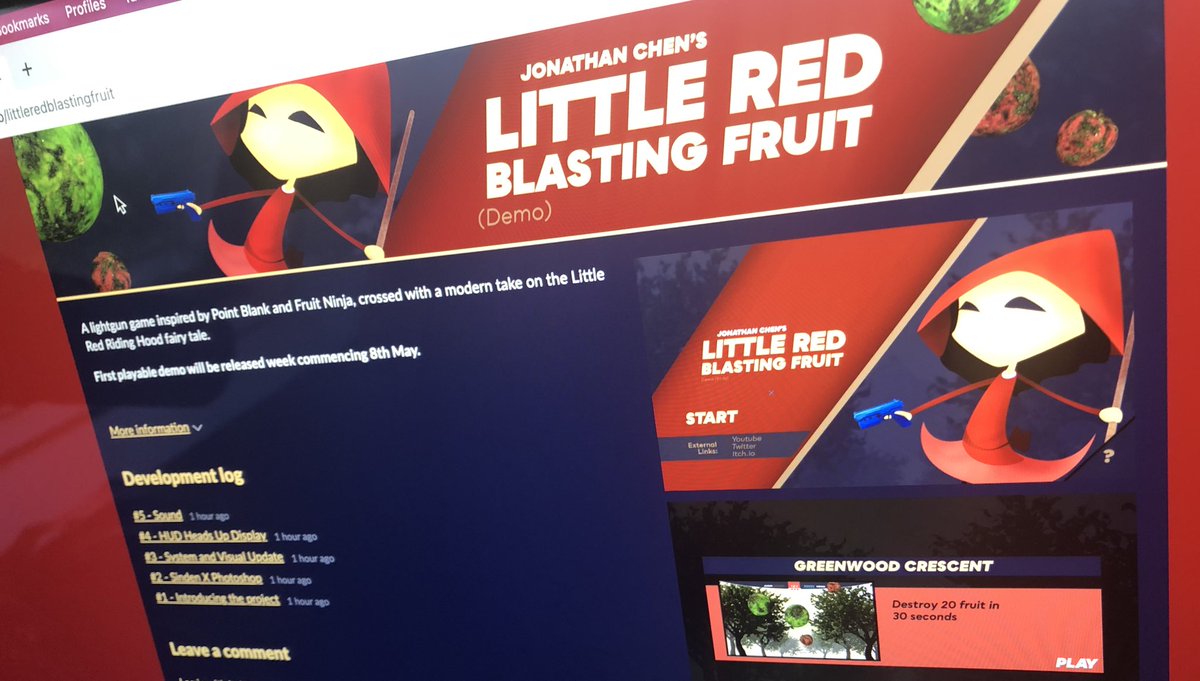 Little Red Blasting Fruit by jchenmotiondesign