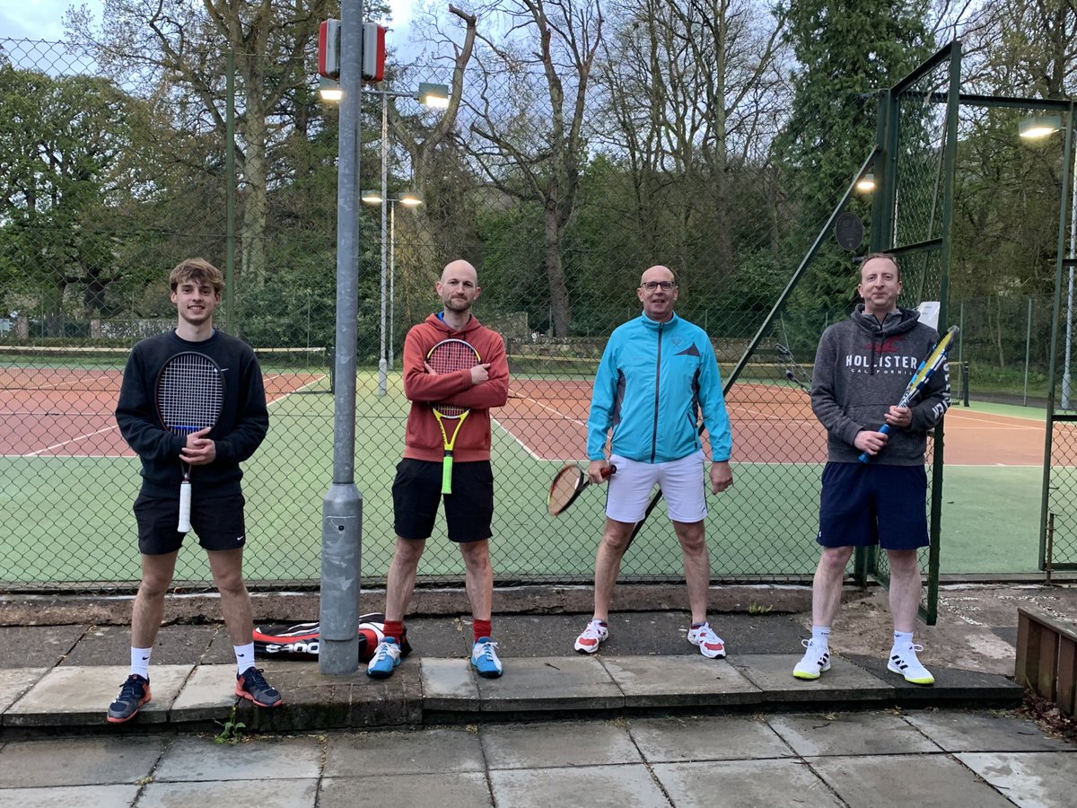 Falklandtennis's tweet photo. Both of our men’s teams were in action this week with friendlies against @PerthTennisClub. 

Perth got the win on both occasions, but the long wait for competitive team tennis is finally over! https://t.co/uK4iH4T5hi