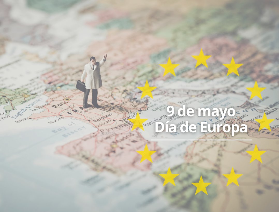 KASPartidos's tweet photo. ¡Feliz Día de #Europa! 
Desde 1958, los Estados miembros de la Unión Europea celebran cada 9 de mayo el #DíaDeEuropa. La fecha hace referencia a la histórica declaración en la que el ministro francés de Asuntos Exteriores, Robert Schuman, propuso la creación de una Europa unida. https://t.co/t1Go03oH9Y