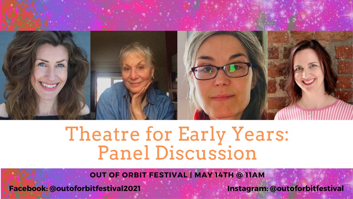 I’m hosting a Panel Discussion event as part of <a href="/OutOfOrbitFest/">OutofOrbitFestival</a> this Friday 14th to talk all things Theatre for Early Years with a fantastic panel; Lali Morris, George Hanover, <a href="/aislingogorman/">Aisling O'Gorman</a> &amp; <a href="/EarlyBirdMus/">Early Bird Music</a>. If you’d like to come along, the link to register is in my bio! 💜