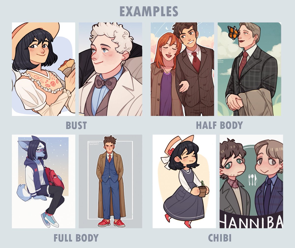 Hiya! Commissions are now back to open again! ✨

Here is a site version to see more work examples and Queue list https://t.co/v9gddS4KnD 
Please DM or email me if you're interested or have any question, thank you! 💖 