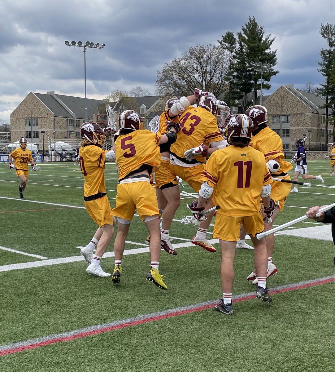 Empire8's tweet photo. MLAX | Nick Miller with 2 🎯 in 16 seconds to put Fisher up 7-2. @FisherAthletics @NazAthletics #E8Champs #E8MLAX #D3lax https://t.co/o3mVQuXeOl