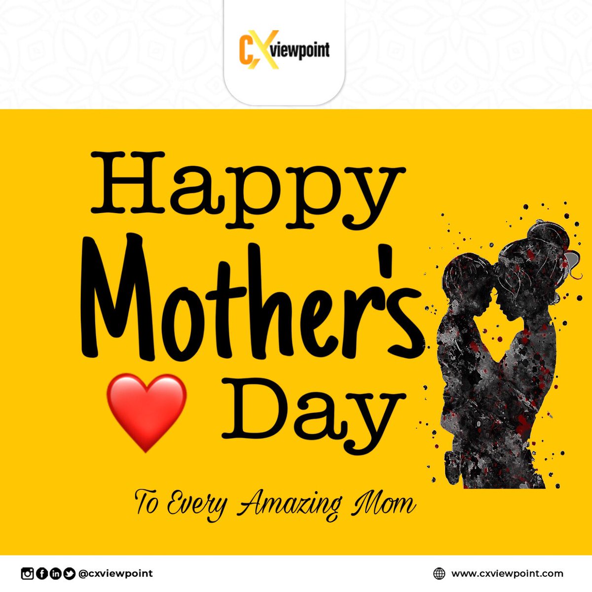 CXViewPoint's tweet photo. A Mother is your first best friend forever. 
Celebrating all Mothers Worldwide. Warm wishes from @cxviewpoint 

#happymothersday 
#celebratingmothers 
#cx
#cxviewpoint 
#customerexperience 
#momsoflagos https://t.co/LHuHLcBSUf