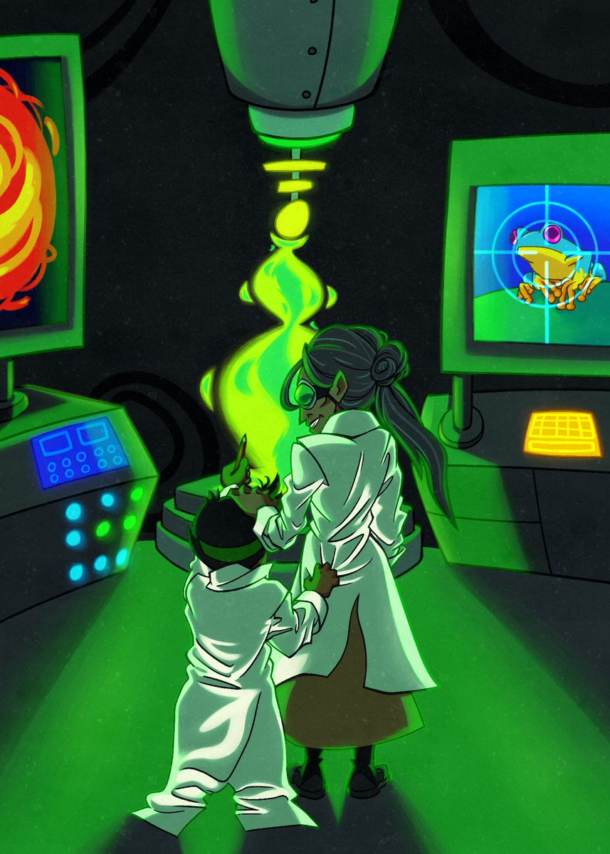 ScarletKms's tweet photo. My piece for @SunshineZines Parentstuck Zine! Science Grandma is best grandma
#Homestuck https://t.co/zcgf8pyXbB