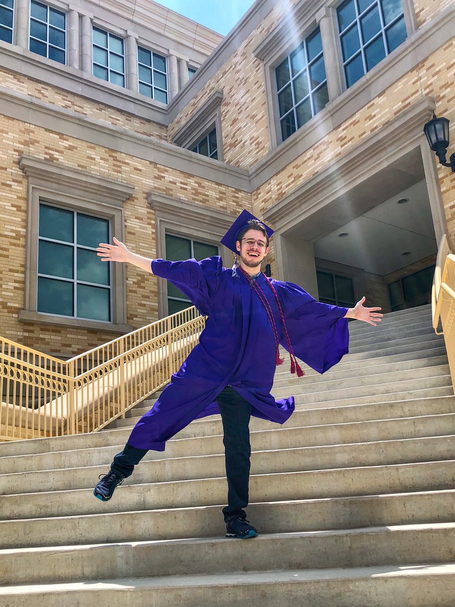 FizzyCrown8593's tweet photo. Hey Twitter!

It’s been a loooong time since I’ve posted. Yesterday, I graduated from TCU with a BBA in Accounting! I also managed to achieve a cumulative 4.0 GPA (and I still can’t believe it).

Now I’m off to take my first masters course starting tomorrow. No breaks for me! https://t.co/rge8TzyHWM