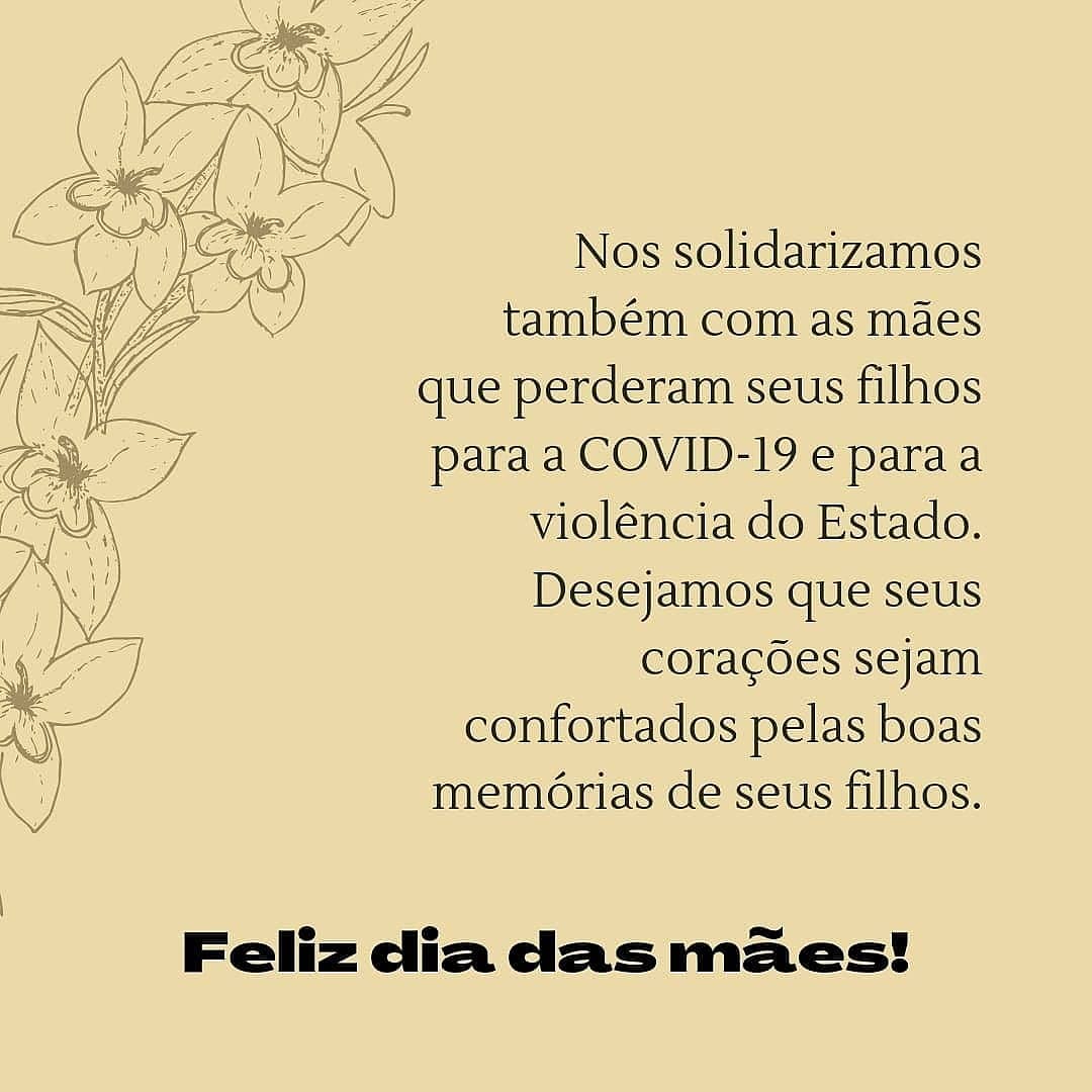 vozdabaixada's tweet photo. Mãe é quem cuida, educa e principalmente ama.

Nossa homenagem nesse tempo difícil de pandemia vai também para as mães que perderam seus filhos, e filhos que perderam suas mães para a covid. Se sintam abraçados, tempos melhores virão. 🌹 https://t.co/Eh2dKw89wp