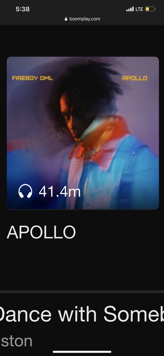 Fireboy has 11 songs on Nigeria Apple Music Top 100 songs of 2020 owning 11% of the entire listApollo has surpassed 40m streams on Boomplay making Fireboy the only African act to have two albums surpassed 40mApollo has also surpassed 100m streams on Audiomack.