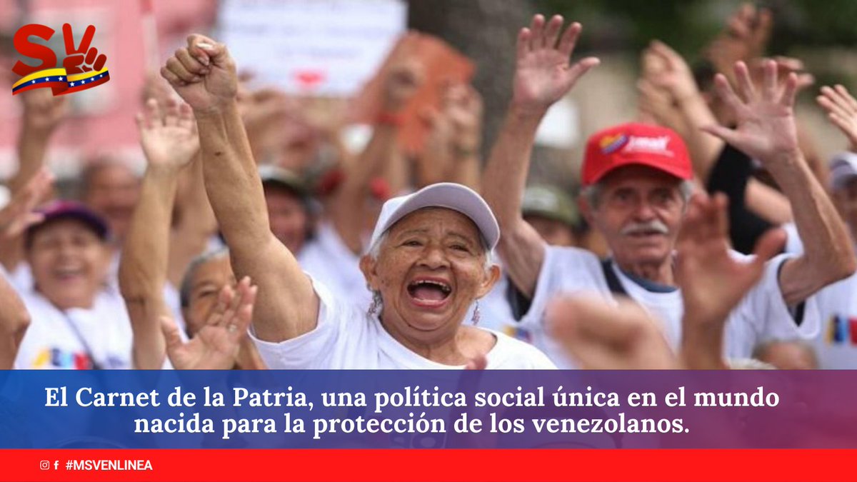 📍 En los próximos días se abonara el Bono #ContraLaGuerraEconomica a los Pensionados y Pensionadas del #IVSS y #AmorMayor a través del Sistema <a href="/CarnetDLaPatria/">Carnet de la patria</a>.

<a href="/MSVEnContacto/">Somos Venezuela | MSVEnContacto</a> #LaPatriaEsLaMadre
