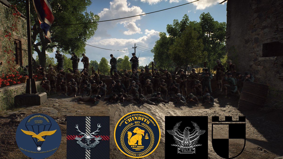 BfvRealism's tweet photo. Yesterday evening @ChinditsLrpg hosted a massive op in which the @SeaforthCanada and themselves were defending while the 1stFJD, Valkyrian legion, and the 1st Wehrmacht Division attacked. Everyone had a blast! https://t.co/XnruF21722