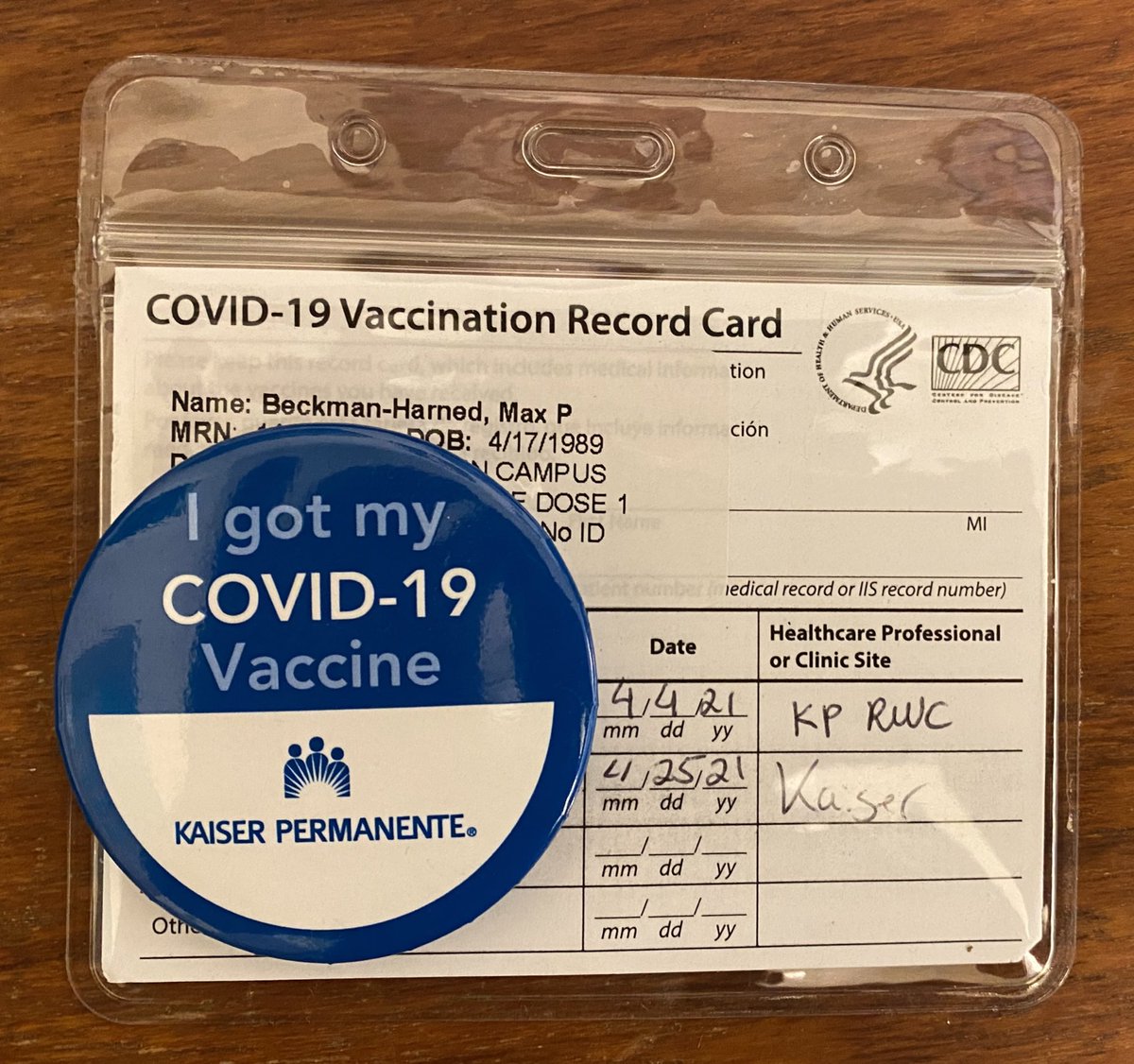 Officially fully vaccinated today! It’s been a long year (and I had a job, housing, and did not catch COVID) but am hopeful we can beat COVID and rebuild together…