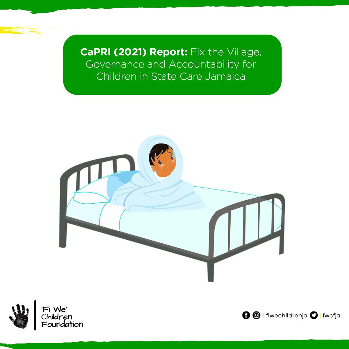 The report conducted by CaPRI in March (2021) illustrated common challenges that plague children in Jamaica's state care.

We demand CHANGE now #FixDiVillage 

Read more here: capricaribbean.org/documents/fix-… 

 #ChildrenInStateCare