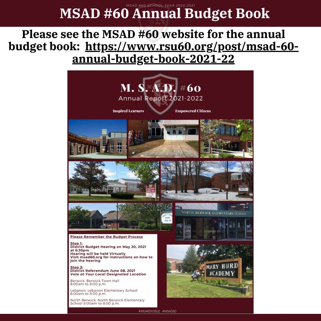 MSAD #60 Community tweet media