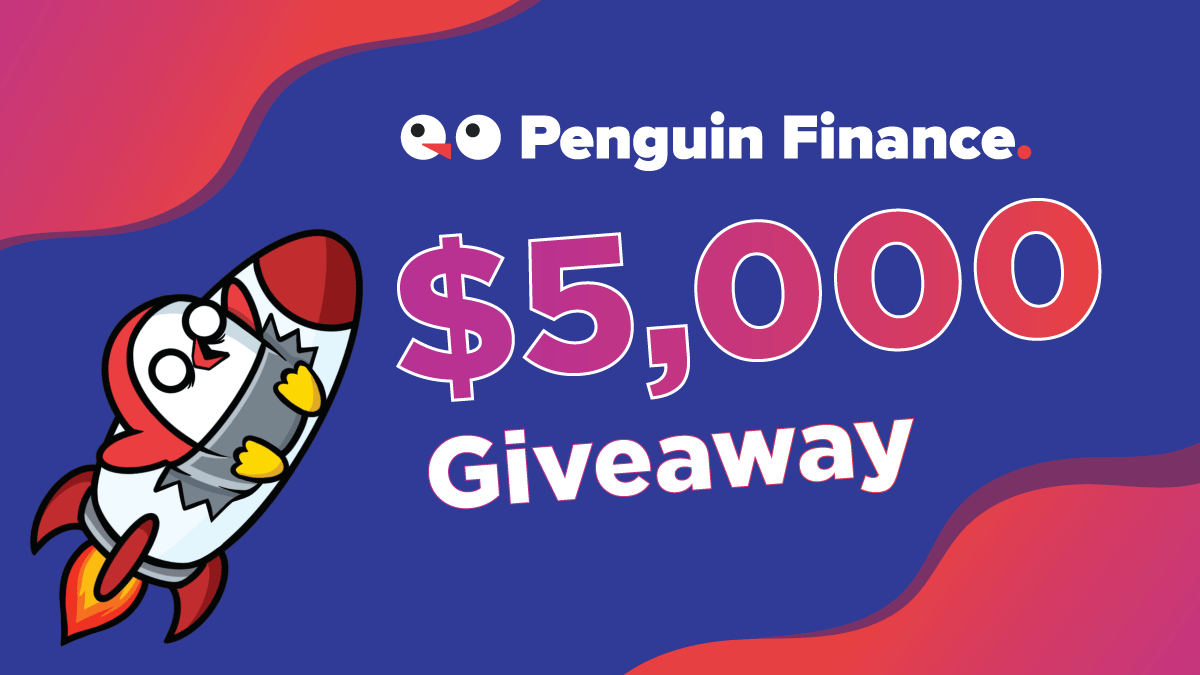 penguin_defi's tweet photo. 💸$5000 $PEFI #Giveaway!

For a chance to win:
✅Follow @penguin_defi 
♻️Retweet
🐧Post a picture of your favorite penguin species with the hashtag #WaddletotheMoon

10 Penguins will get $500 each! 🤑
 
#PenguinFinance will waddle to the moon! 🚀
🐧 https://t.co/IzDfSvRRvM 🐧 https://t.co/7eZ9cNFQCJ